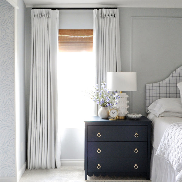 Todd 100% White Blackout Curtains