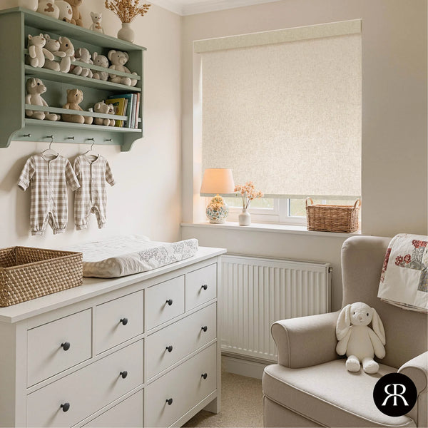 Vera Linen Blend Custom Roller Shades
