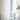 White,Ava Linen Look Semi Sheer Curtains