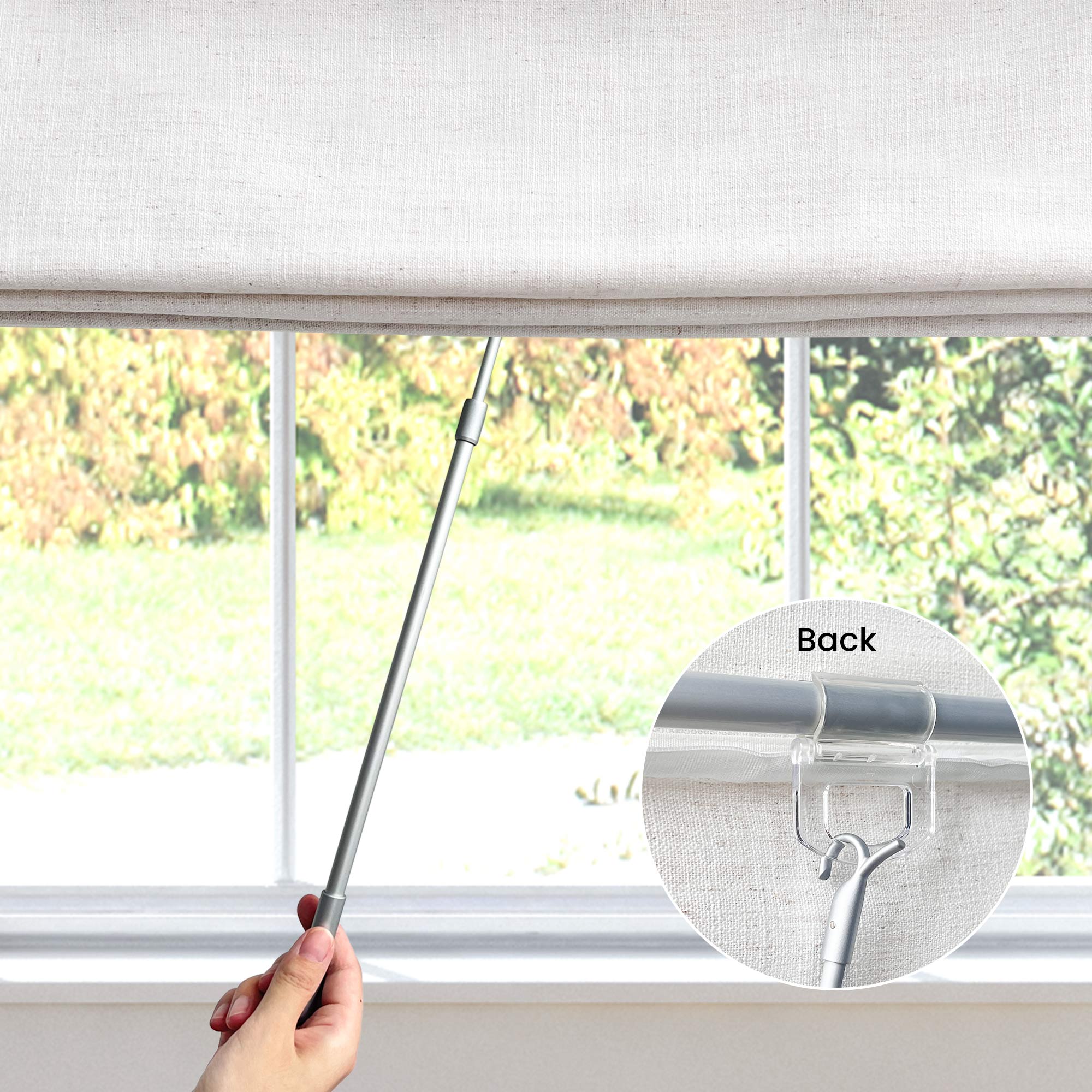Billy Adjustable Pull Wand for Cordless Shades & Blinds 1 PC