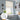 Light Gray,Cora Minimalist Striped Linen No Drill Roman Shades