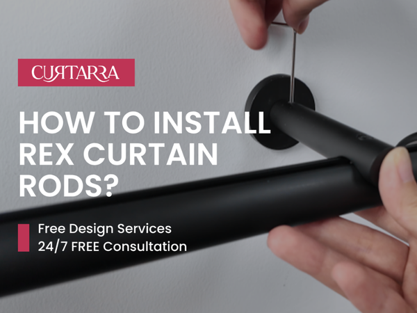 How to Install Curtain Rods for a Designer Look