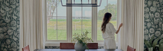 Explore our "Try Before You Buy" service with CurTarra, visualizing custom curtain designs in your own home before purchasing