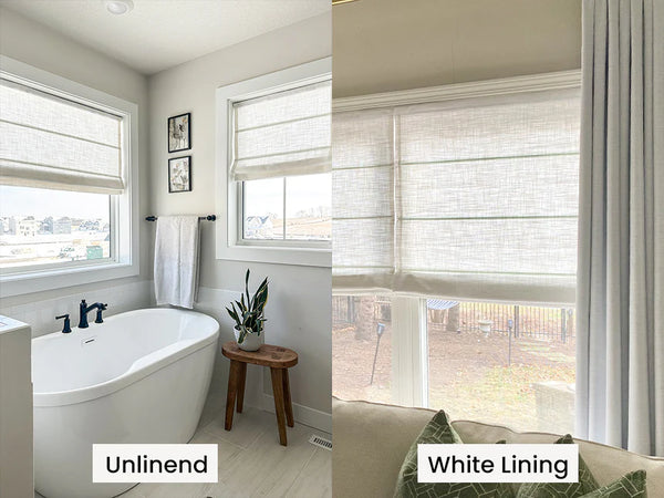 How to Choose Lining Type for Roman Shades?