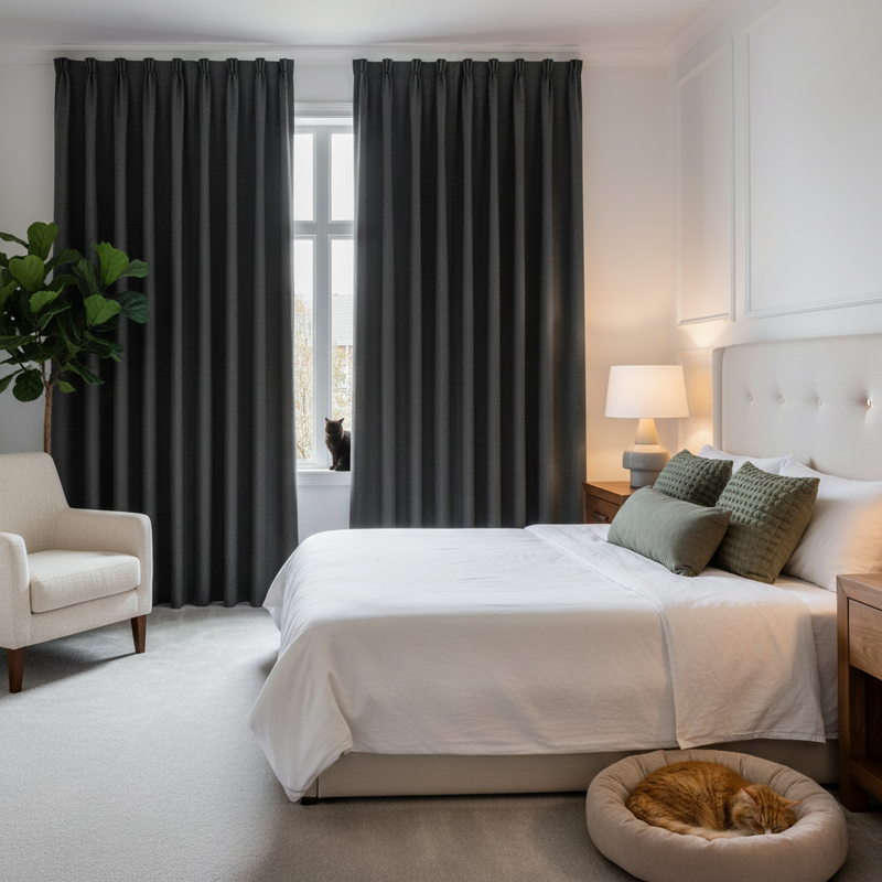 Easy installation process for custom blackout curtains