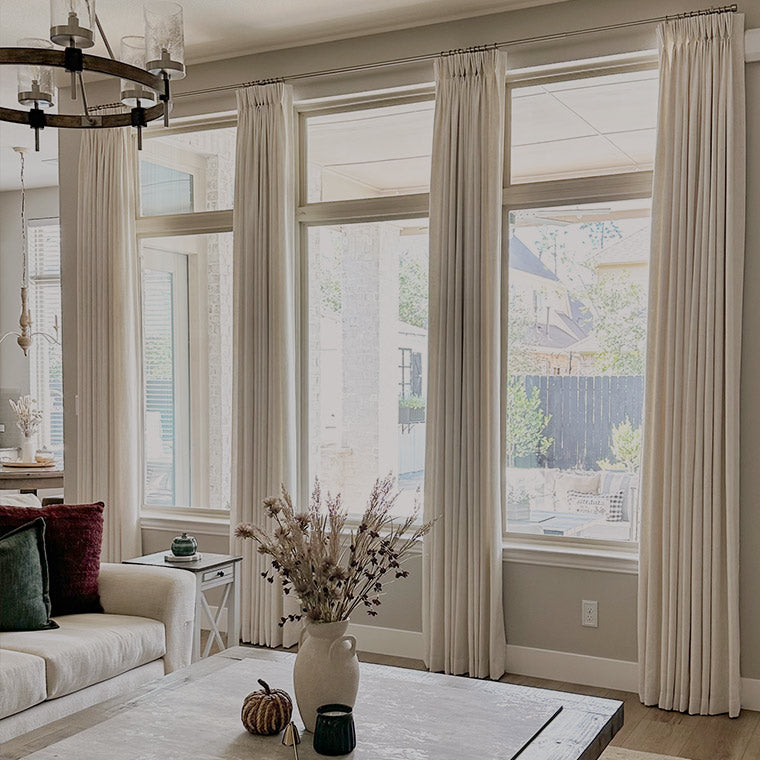 Curtarra custom made window treatment, curtain size measure guide