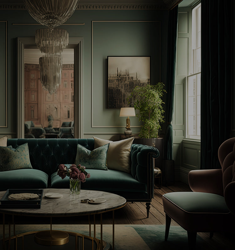 Diana Modern Velvet Curtains in solid polyester, offering 60-90% light blocking and scratch resistance, ideal for achieving a sophisticated look.