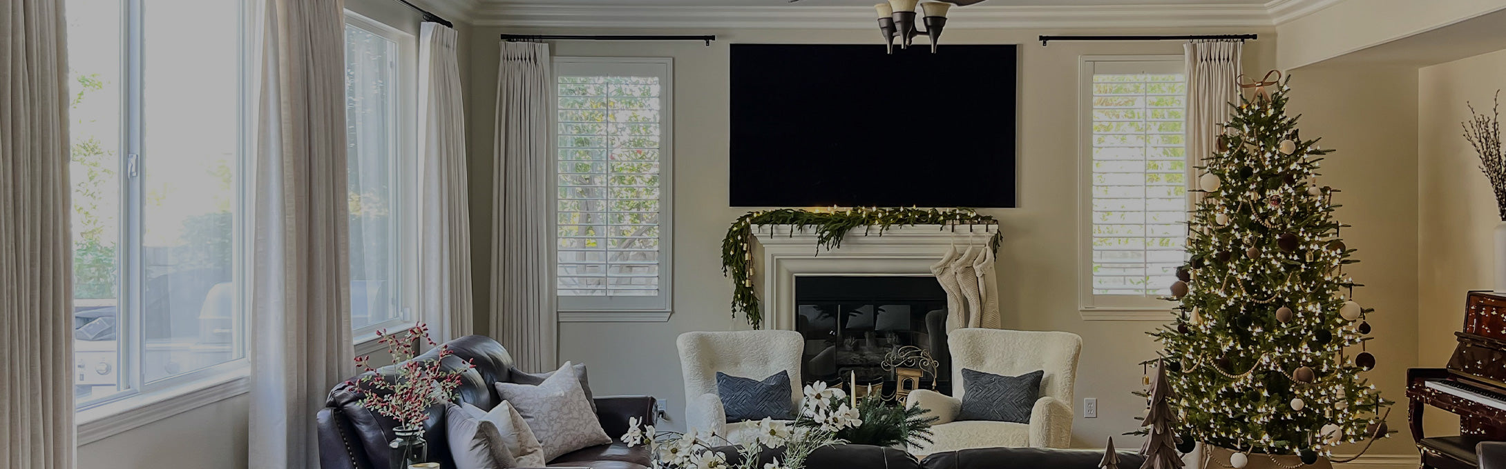 Custom Living Room Curtains & Drapes - Curtarra