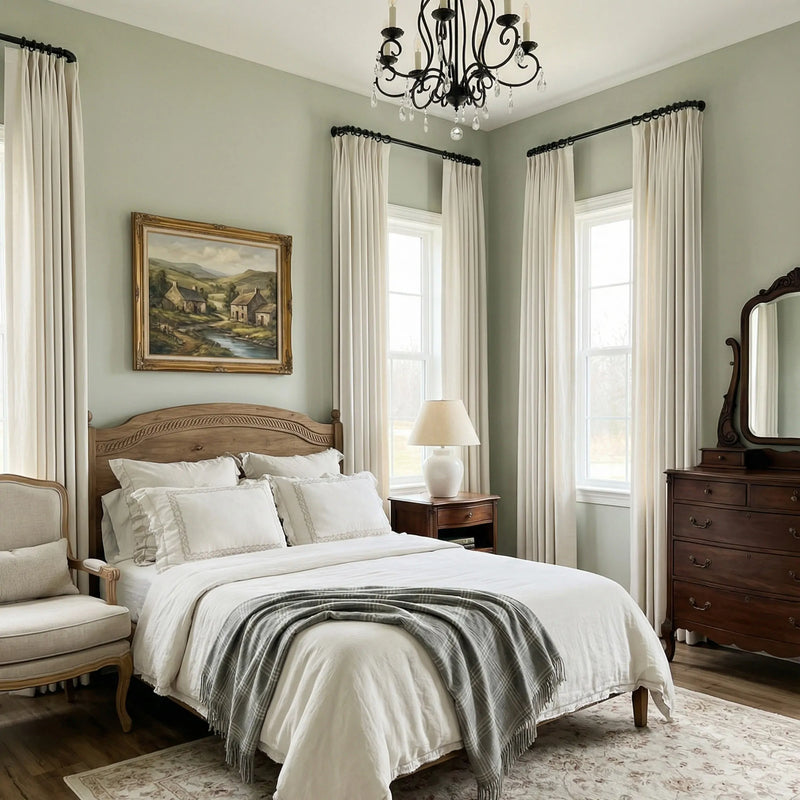 curtain setup that reduces side light gaps