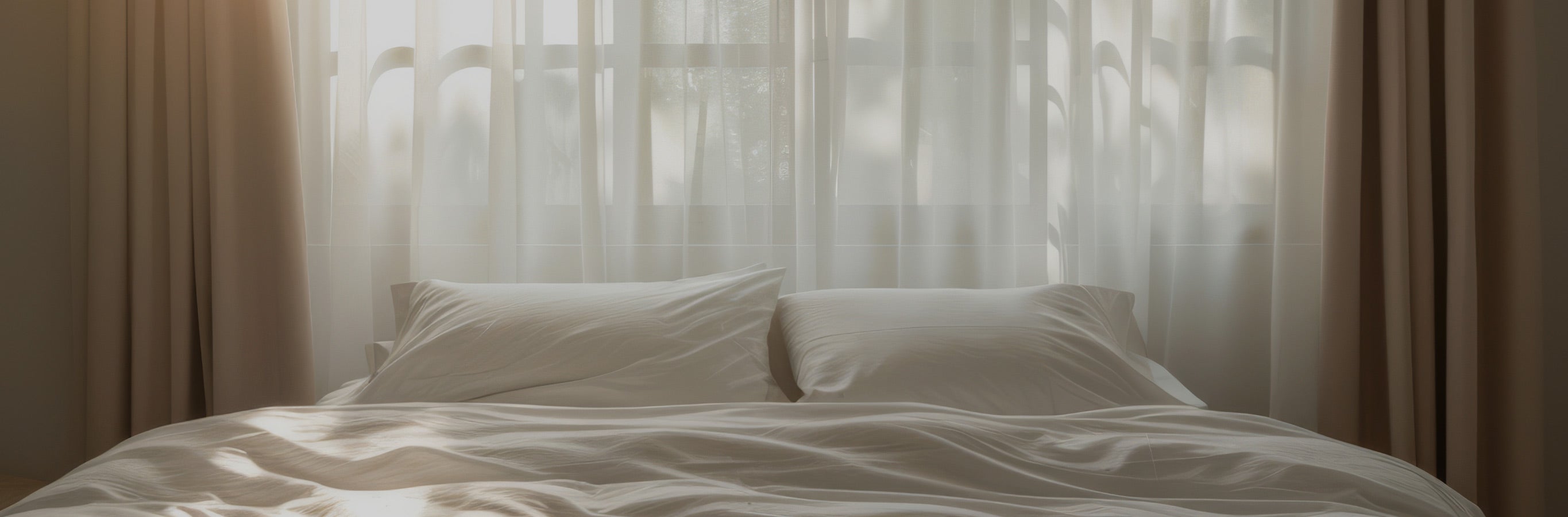 Custom Pastel Solid Sheer Curtains. These polyester sheer window treatments beautifully diffuse light with 5% blocking, perfect for serene American-style spaces.