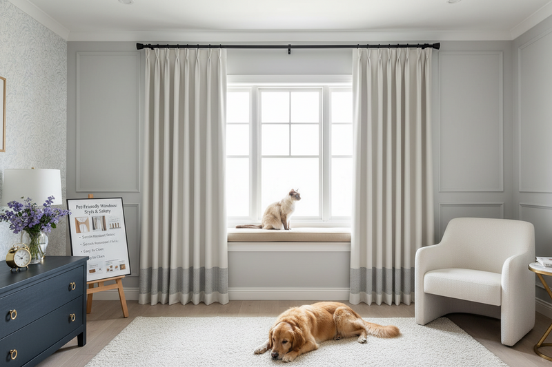 Pet-friendly blackout curtains installation guide for new homes with pets