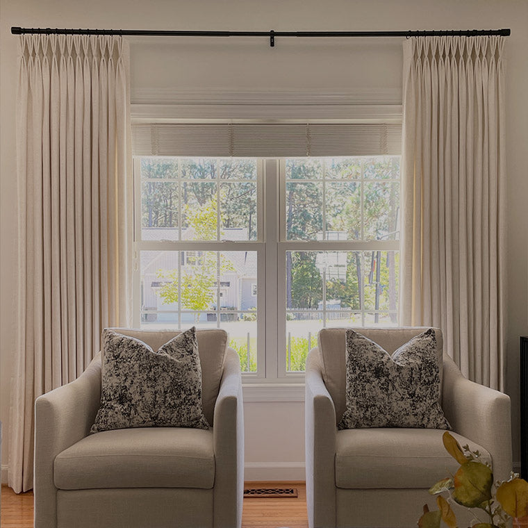 Curtrarra pinch pleat curtian for living room