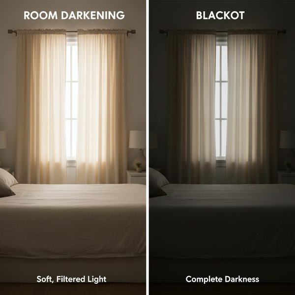Room Darkening Curtains Vs. Blackout Curtains: What’s the Difference?