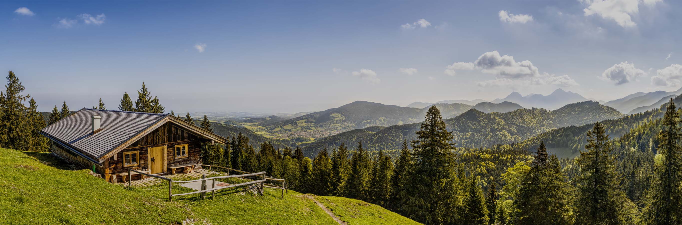 A mountain cabin scene reflecting the natural & healthy essence of Sabrina Heavyweight Linen Curtains.