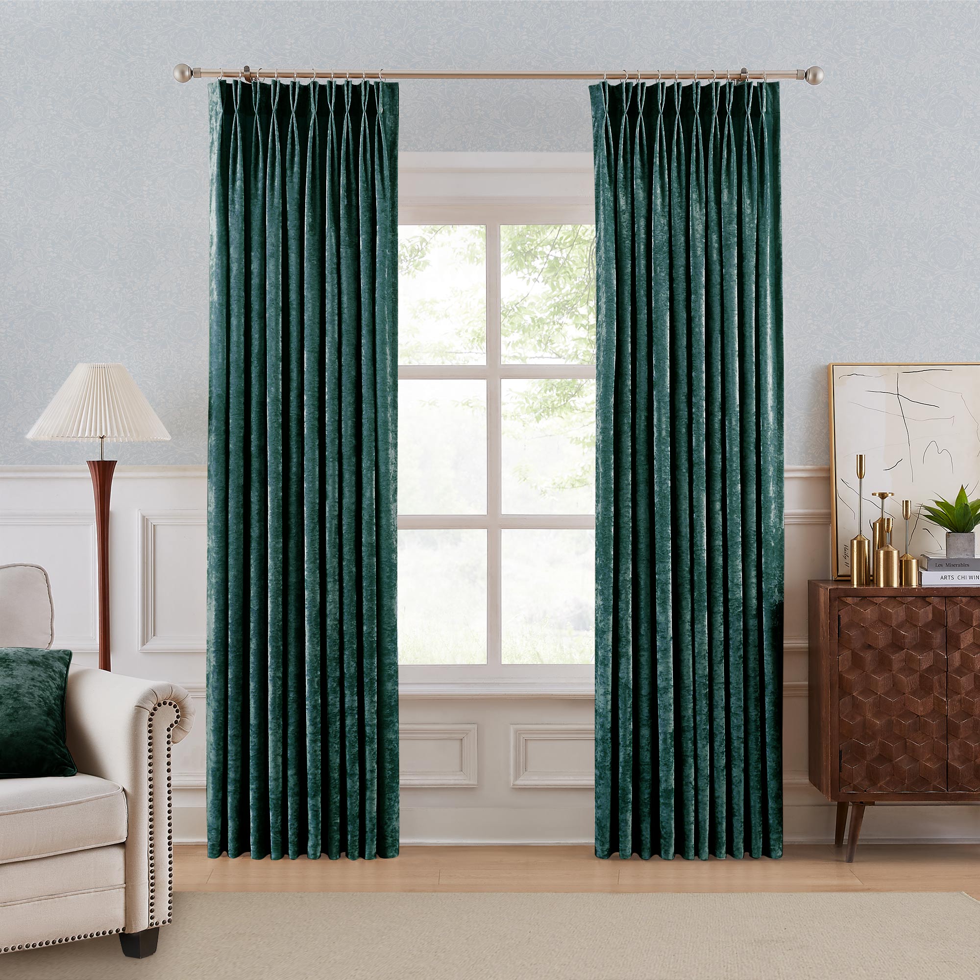 Crushed Velvet Curtains Victoria Royal Crushed Velvet Curtains – Curtarra