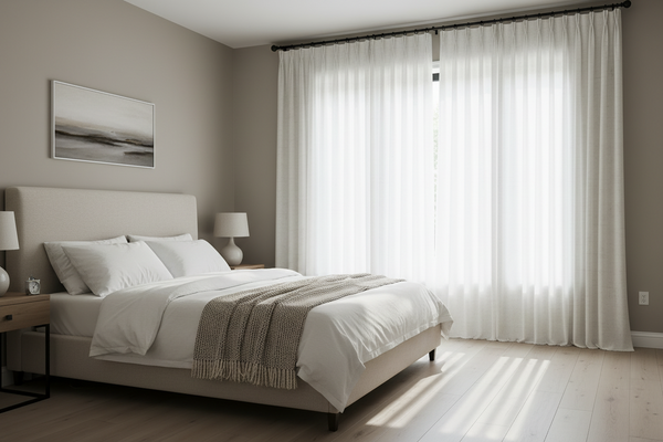 5 Delightful Ways to Style Your Bedroom with White Linen Curtains