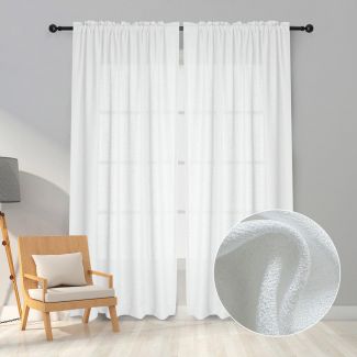 Ella Semi Sheer Curtains 

