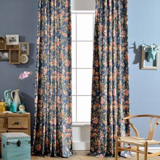 Debby Floral Printed Curtains