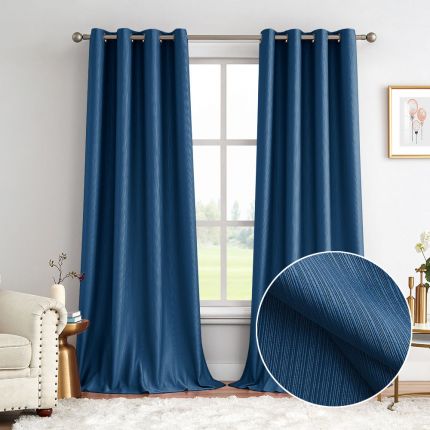 Custom Betty Irregular Striped Texture Curtains