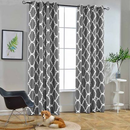 Moroccan pattern Printed Curtains