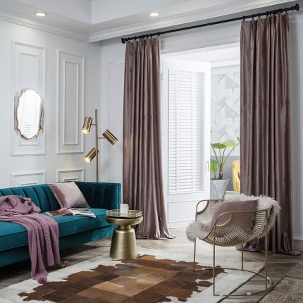 Beautiful design Victoria Luxury Velvet Curtains