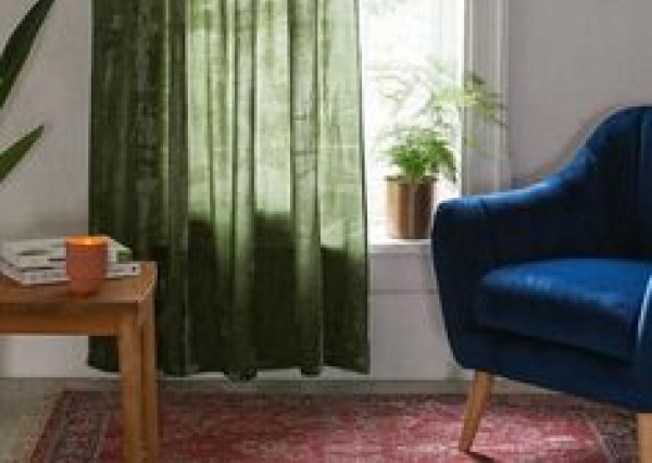 See Ideas About Green Curtains in 2021